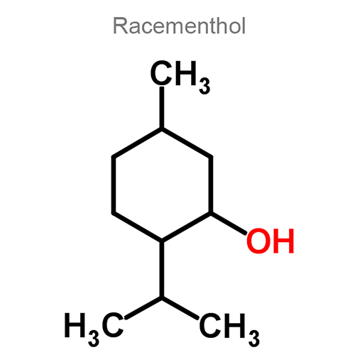 Структурная формула 3 Бензокаин + Прокаин + Рацементол
