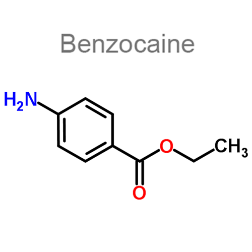 Структурная формула Бензокаин + Прокаин + Рацементол