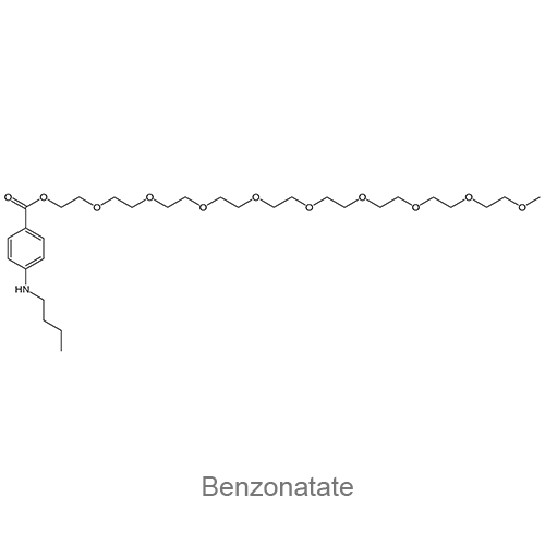 Структурная формула Бензонатат