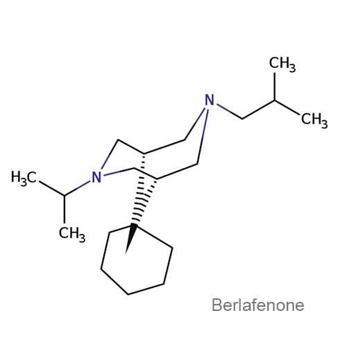 Структурная формула Берлафенон