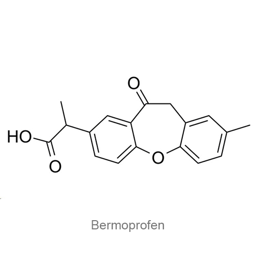 Бермопрофен структурная формула