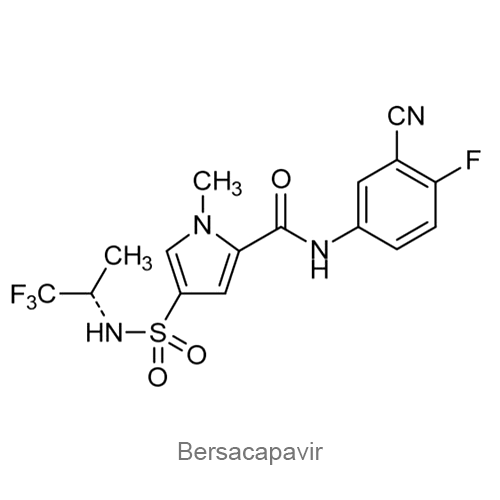 Структурная формула Берсакапавир