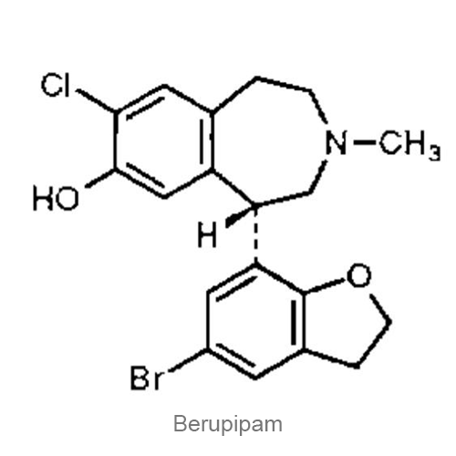 Структурная формула Берупипам