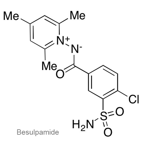 Структурная формула Бесульпамид