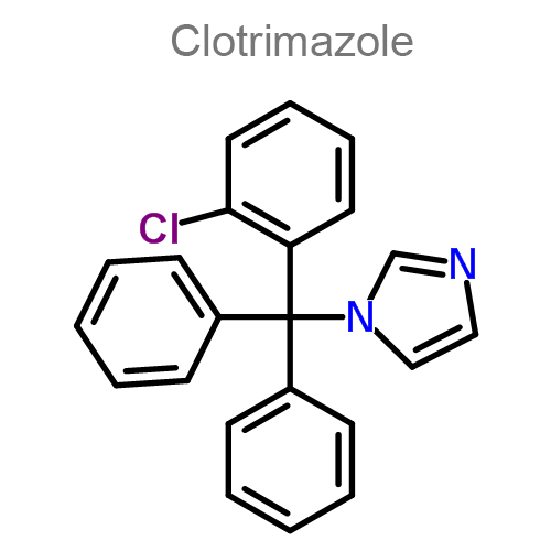 Бетаметазон + Гентамицин + Клотримазол структурная формула 3