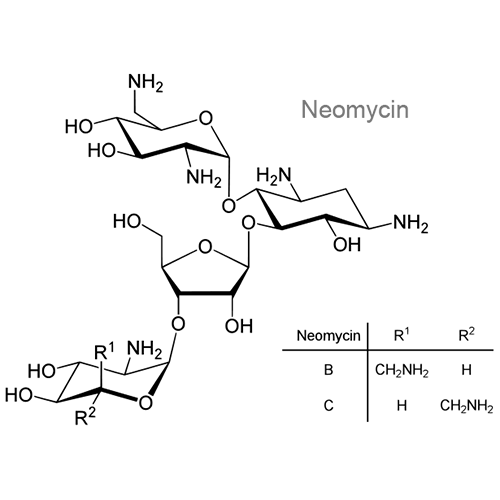 Структурная формула 2 Бетаметазон + Неомицин