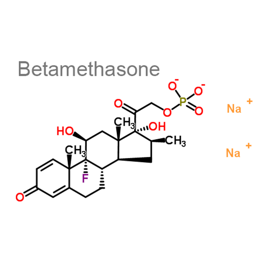 Бетаметазон + Салициловая кислота структурная формула