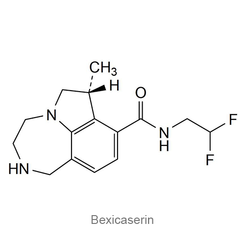 Структурная формула Бексикасерин