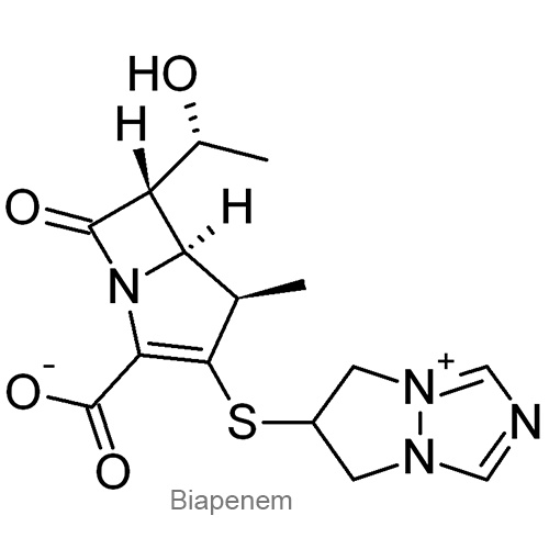 Структурная формула Биапенем