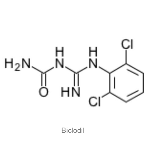 Структурная формула Биклодил