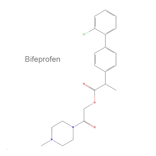 Бифепрофен структурная формула