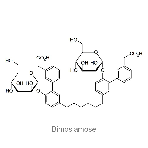 Структурная формула Бимосиамоза
