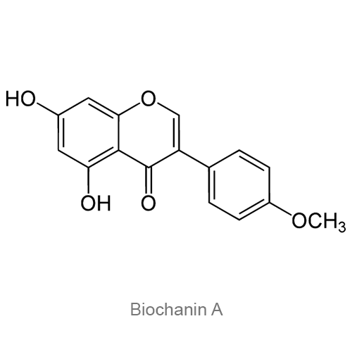 Биоханин А структурная формула