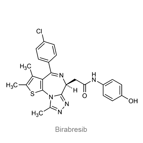Структурная формула Бирабресиб
