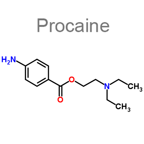 Структурная формула 2 Борная кислота + Прокаин