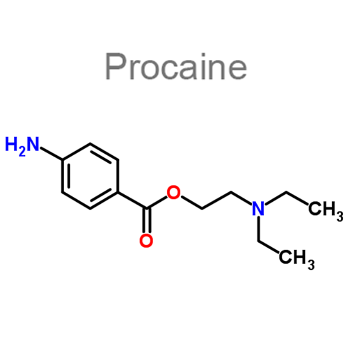 Борная кислота + Прокаин + Цинка оксид структурная формула 2