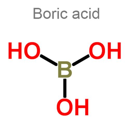 Структурная формула Борная кислота + Прокаин + Цинка оксид