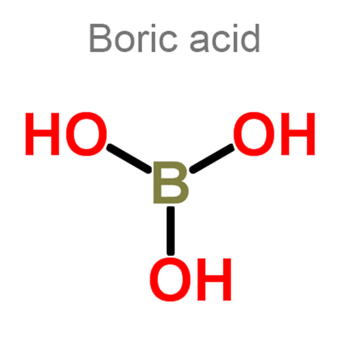 Структурная формула Борная кислота + Прокаин