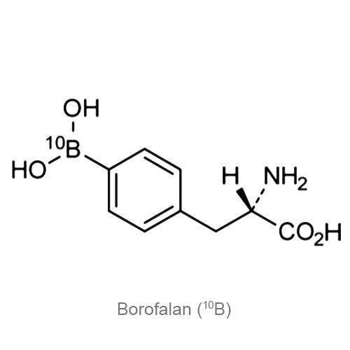 Структурная формула Борофалан (<sup>10</sup>B)