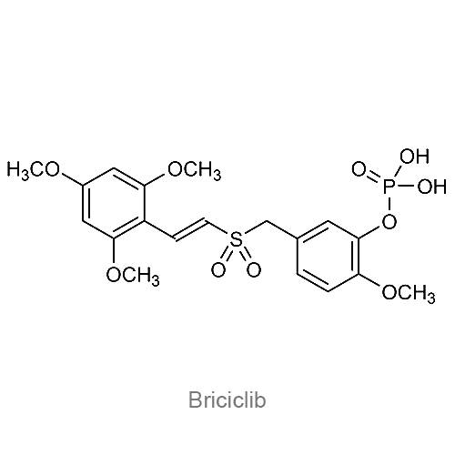 Структурная формула Брициклиб