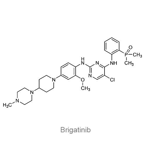Структурная формула Бригатиниб