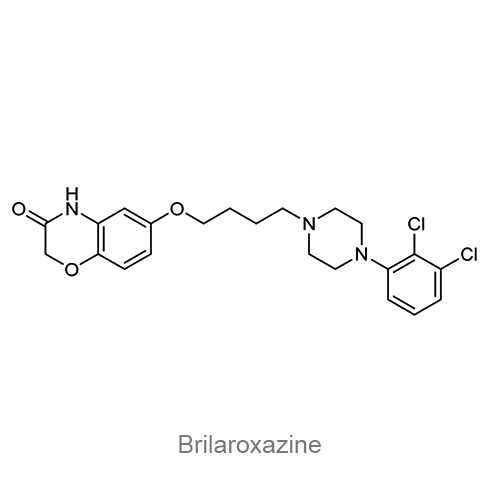 Структурная формула Брилароксазин