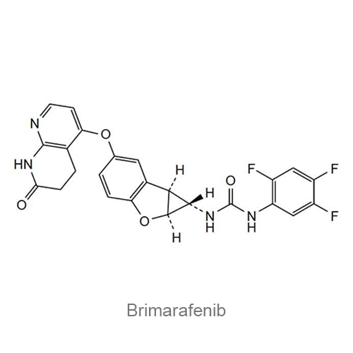 Бримарафениб структурная формула