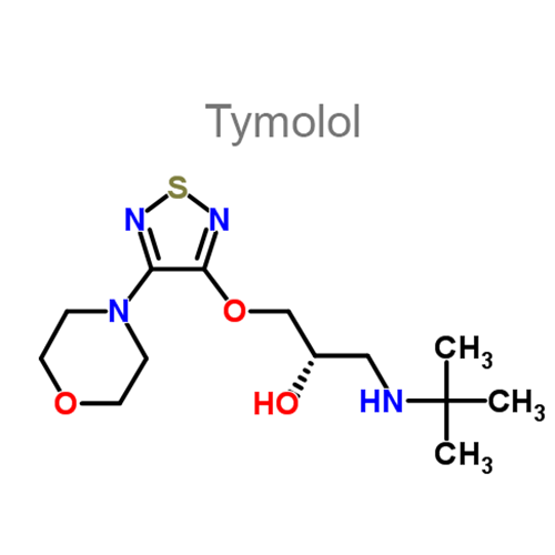 Структурная формула 2 Бримонидин + Тимолол