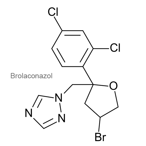 Структурная формула Бролаконазол