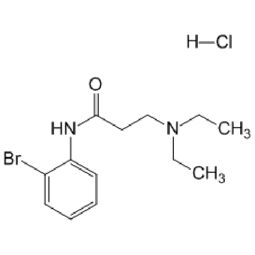 Структурная формула Броманилиддиэтиламинопропановая кислота