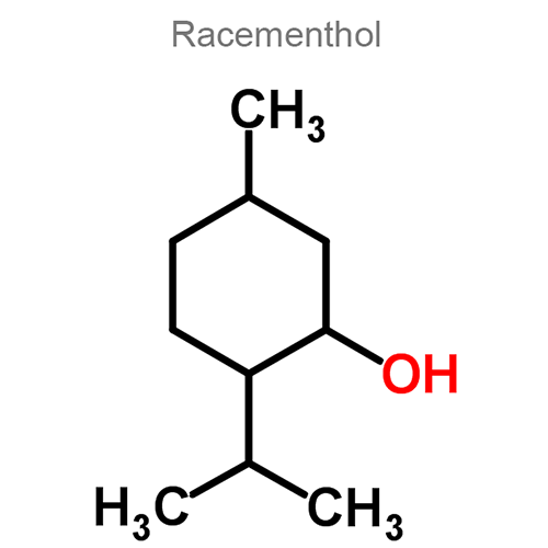 Структурная формула 4 Бромгексин + Гвайфенезин + Сальбутамол + Рацементол