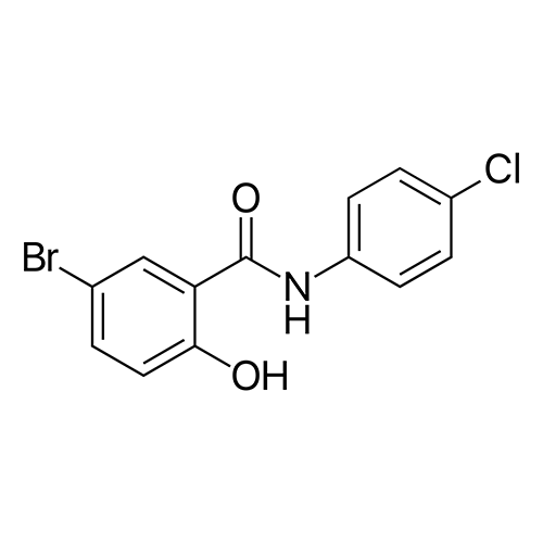 Бромохлоросалициланилид структурная формула