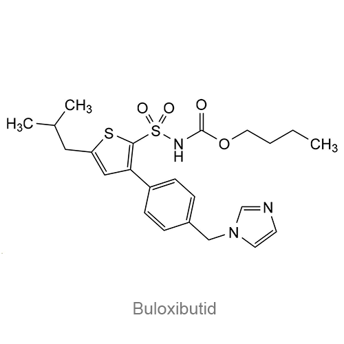 Структурная формула Булоксибутид