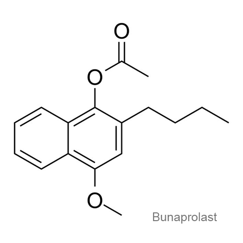 Структурная формула Бунапроласт