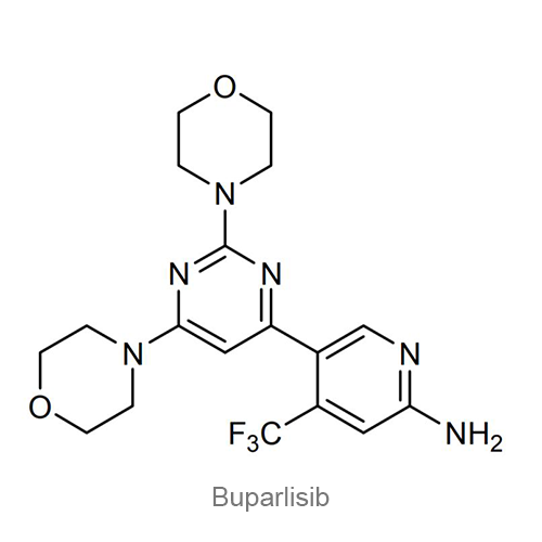 Структурная формула Бупарлисиб