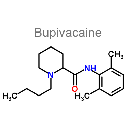 Структурная формула Бупивакаин + Эпинефрин