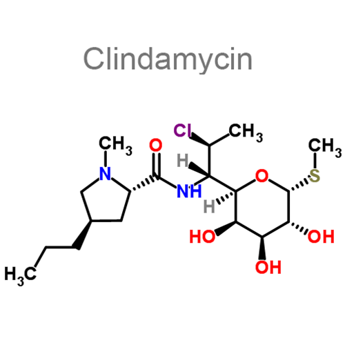 Структурная формула 2 Бутоконазол + Клиндамицин