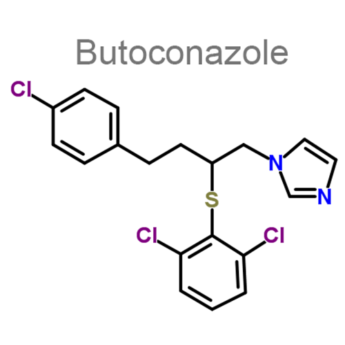 Бутоконазол + Клиндамицин структурная формула