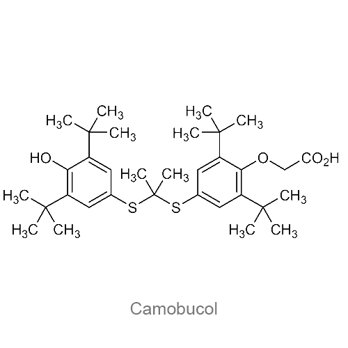 Структурная формула Камобукол