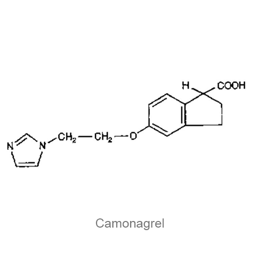 Структурная формула Камонагрел