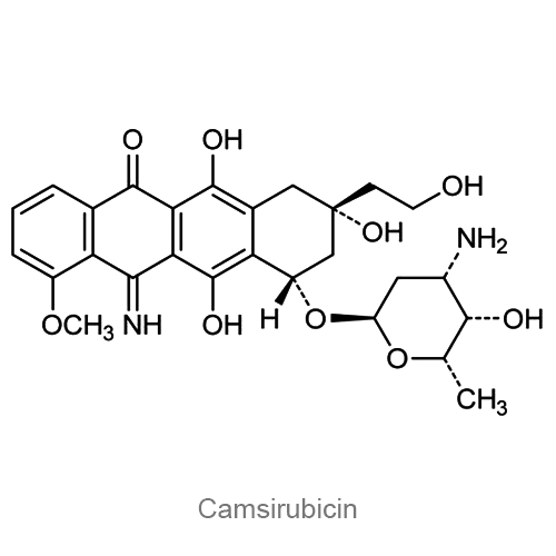 Камсирубицин структурная формула