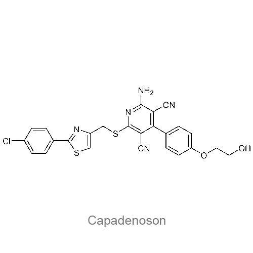 Структурная формула Кападенозон
