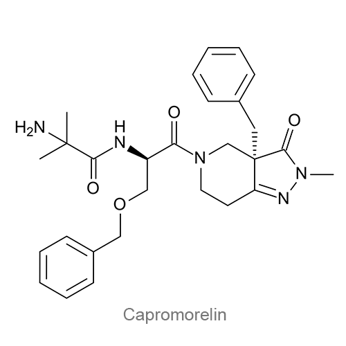 Капроморелин структурная формула