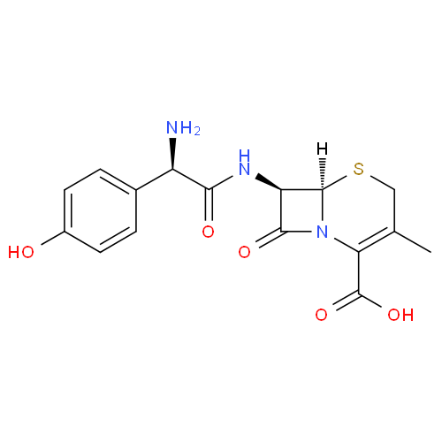 Цефадроксил структурная формула