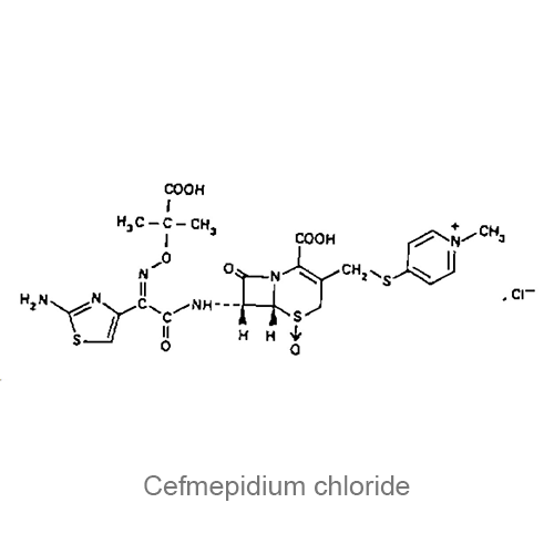 Цефмепидия хлорид структурная формула