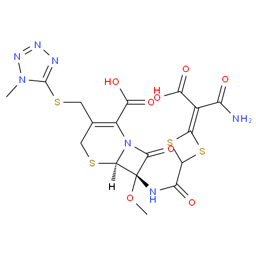 Цефотетан структурная формула