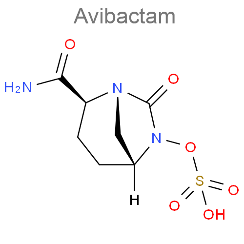 Структурная формула 2 Цефтазидим + [Авибактам]