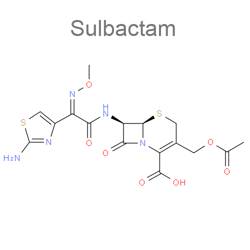 Цефтриаксон + [Сульбактам] структурная формула 2