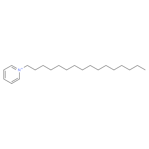 Структурная формула Цетилпиридиний