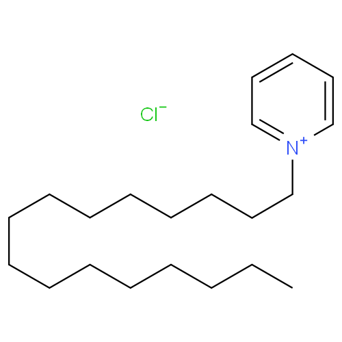 Структурная формула Цетилпиридиния хлорид